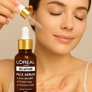 L'Oréal Paris Elvive Face Serum – 7 Days Whitening & Glow Formula | Anti-Wrinkle & Firming Boost
