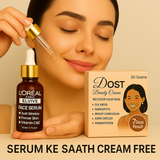 L'Oréal Paris Elvive Face Serum – 7 Days Whitening & Glow Formula | Anti-Wrinkle & Firming Boost
