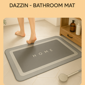 Buy 1 Get 1 Free – Dazzin Soft & Absorbent Bathroom Mat | Non-Slip & Quick Dry